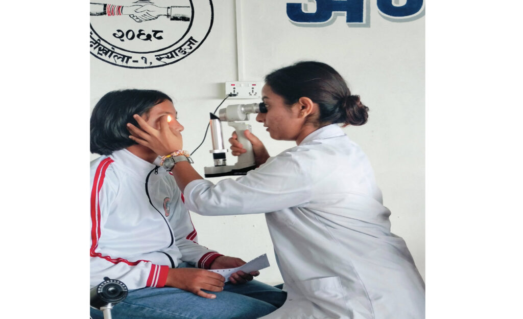 शिविरले बालगृहका बालवालिका लाभान्वित